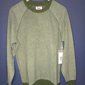FEAT Unisex Blanketblend Crewneck In Iguana Color Size M